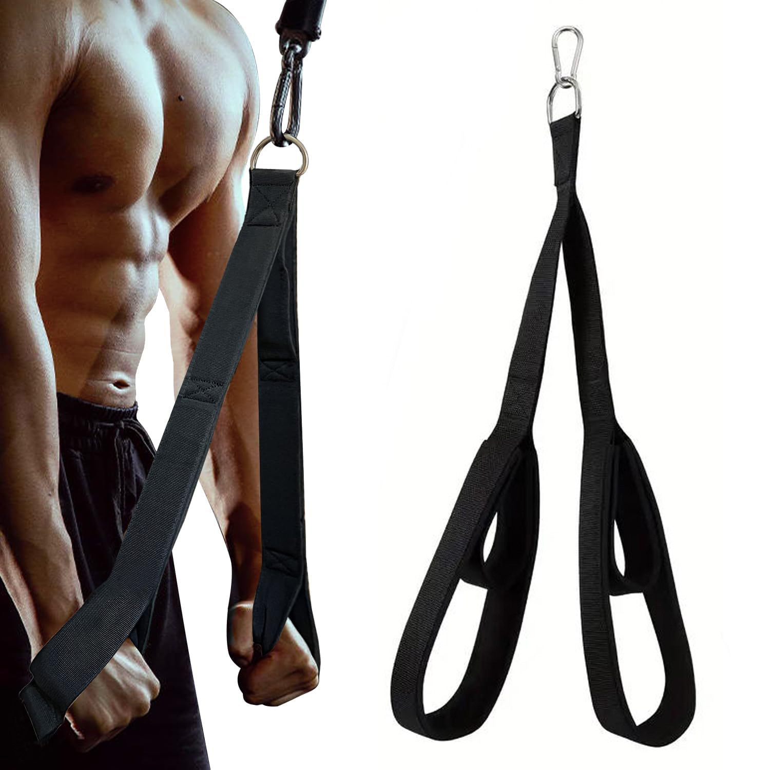ملحق كابل حبل مزدوج الرأس لتما - مراجعة Lat Pulldown Cable وسعره