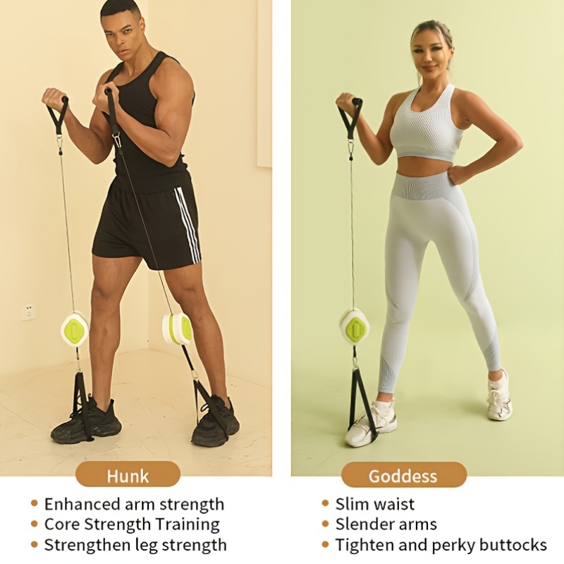 نظام تدريب مقاومة لكامل الجسم  - مراجعة Home Gym Equipment Set وسعره